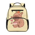 thumbnail image 1 of KUIFORTI Cute Capybara Toddler Backpack Boys Girls Kids School Bag with Multiple Organizer Pockets Adjustable Straps for Preschool Kindergarten Back to School Gifts, 1 of 7