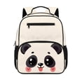 thumbnail image 1 of KUIFORTI Cute Panda Toddler Backpack Girls Boys Kids School Bag with Front Pockets Adjustable Straps Soft for Preschool Kindergarten Back to School Gifts, 1 of 7