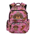 thumbnail image 1 of KUIFORTI Dog Flower Kids School Backpack for Elementary School Students Waterproof Boys Book Bags with Laptop Compartment Comfortable Bookbags, 1 of 7