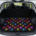 thumbnail image 1 of KUIFORTI Dog Paw Print SUV Trunk Mat Non Slip Trunk Protection Cargo Liner Stylish Vehicle Interior Accessories Fits Most Cars, SUVs & Trucks Car Cargo Liner, 1 of 7
