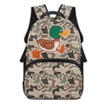 thumbnail image 1 of KUIFORTI Duck Camo Print Kids Backpack Boys School Bag Large Capacity 17 Inch Backpack with Side Pockets for Elementary Middle School Daily Use Back to School Supplies, 1 of 7
