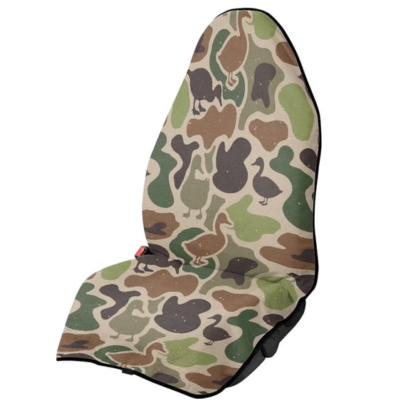 KUIFORTI Duck Camo Print Water-Resistant Car Seat Cover Towel, Car Seat Protector for Gym, Workout, Hiking, Swimming, Universal Fit for Cars, SUVs and Trucks