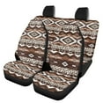 thumbnail image 1 of KUIFORTI Fashion Aztec Car Seat Cover 4 PCS ,Car Front Seats and Rear Bench Cove Universal Vehicle Seats Cushion Pad Mat Automotive Interior Protection Accessories, 1 of 7