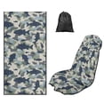 thumbnail image 1 of KUIFORTI Fish Camouflage Car Seat Towel Covers with Storage Bag Soft Athletic Running Towel Seat for Yoga,Gym,Workout,Sports,Running,Camping and Beach Car Accessories, 1 of 7