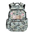 thumbnail image 1 of KUIFORTI Fish Camouflage Girls School Bag Kids Backpack with Multiple Organizer Pockets Front Pockets for Teens Elementary Middle Back to School Supplies, 1 of 7
