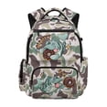 thumbnail image 1 of KUIFORTI Fish Camouflage Print School Bag for Kids 17 Inch Bookbag Waterproof Backpack with Side Pockets for Elementary Primary Middle School Fashion, 1 of 7