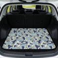 thumbnail image 1 of KUIFORTI Fish Camouflage Trunk Liners for Cars 29" x 39" Scratch-Proof Anti-Slip All Weather Trunk Protection Cargo Mat Rear Trunk Line for Daily Driving & Travel Use, 1 of 7