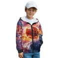 thumbnail image 1 of KUIFORTI Flame Basketball Cute Hoodies for Boys 8-10 Years Fleece-Lined Boys Zip Up Hoodie Sweatshirt Cozy Comfortable Fall Fashion Outfits Winter Clothes for Outdoor Activity, 1 of 6