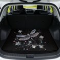 thumbnail image 1 of KUIFORTI Floral Dragonfly Car Trunk Liner 29" x 39" Cargo Mat Rear Trunk Line Stylish Vehicle Interior Accessories Scratch-Proof Durable for Sedans, SUVs, Trucks, 1 of 7