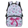 thumbnail image 1 of KUIFORTI Footaball Bow Kids Backpack Durable Boys School Bag with Side Pockets Adjustable Straps Suitable for Elementary Primary Middle Back to School Essentials Gifts, 1 of 7