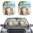 thumbnail image 2 of Yorkie Terrier Car Sun Shade Windshield Funny Dog Foldable Sun Car 2 of 12