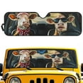 thumbnail image 1 of KUIFORTI Funny Sun Shade Windshield Cover Cute Cow Window Sun Visor for UV Rays & Heat Protection, Easy to Install, 1 of 6