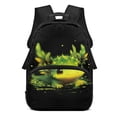thumbnail image 1 of KUIFORTI Glow Green Axolotl Children's Backpack 17 Inch Lightweight Kids School Bookbag with Side Pockets Adjustable Straps for Elementary Middle School Back to School Gifts for Kids, 1 of 7