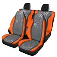 thumbnail image 1 of KUIFORTI Gray Leopard Car Seat Covers Full Set, Automotive Seat Covers Accessories Breathable Front Car Seat Cover Pack of 4 Car Seat Protector Cushion Pad Mat Easy to Install, 1 of 7