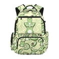 thumbnail image 1 of KUIFORTI Green Frog Girls Backpack Kids School Bag Comfortable Adjustable with Straps Multiple Organizer Pockets for Elementary Middle, 1 of 7