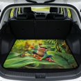 thumbnail image 1 of KUIFORTI Green Frog Universal Car Trunk Mat Washable Car Cargo Liner Easy to Clean Vehicle Interior Accessories Suitable for Most Car Models Trunk Protective Mat, 1 of 7