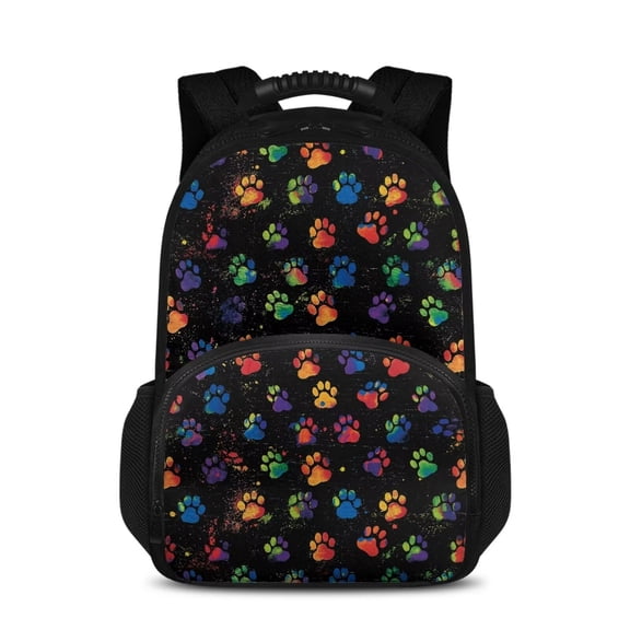 KUIFORTI Insulated Cooler Backpack, Paw Print Cooler Bag,Insulated Backpack Cooler Lunch Backpack for Men Women Outdoor Backpack for Men Backpacks
