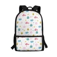 thumbnail image 1 of KUIFORTI Kawaii Graffiti Print Kids 17 Inch Schoolbag with Compartment and Side Mesh Pockets, Portable Backpack Stationery Organizer Bag for Girls Children Teens, 1 of 6