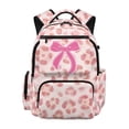 thumbnail image 1 of KUIFORTI Leopard Print Bow Boys School Backpack Durable Large Capacity Kids Bookbag with Multiple Organizer Compartments for Elementary Primary Middle Back to School Essentials Gifts, 1 of 7