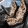 thumbnail image 1 of KUIFORTI Leopard print Automotive Seat Covers Elastic Fabrics Full Protection Two Front Only for Car Warm Auto Interior Cover Anti-Slip Universal Fit Most Cars Sedan SUV, 1 of 7
