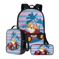 thumbnail image 1 of KUIFORTI Lunch Bag Ice Packs Printed Pencil Bag Handbag Purse Backpack Shoulder Bag with Adjustable Strap, Cute Corgi Hawaii Palm, 1 of 7