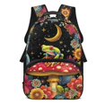 thumbnail image 1 of KUIFORTI Moon Frog Mushroom Children'S Backpack 17 Inch Comfortable Kids Bookbag with Side Pockets Fits Laptop for Elementary Primary Middle Back to School Gifts, 1 of 7