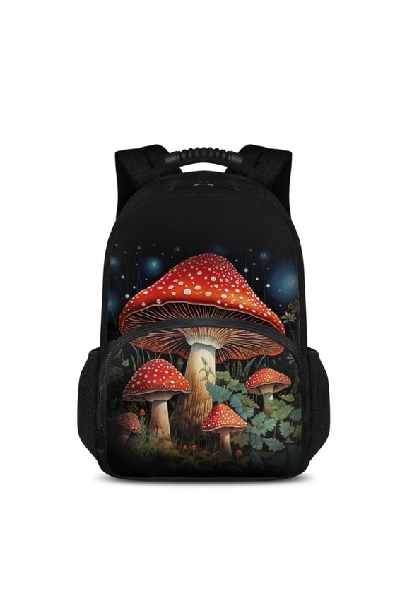 Mushroom Backpacks Work Backpack for Women Cooler Backpack with Lunch Box Compartment, Large Travel Rucksack Laptop Lunch Backpacks