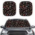 thumbnail image 1 of KUIFORTI Mushroom Windshield Sun Shade Foldable Car Shades for Front Windows, Blocks UV Rays Sun Visor for Car Window Protector, Easy Setup Keeps Your Vehicle Cool, 1 of 5