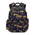 thumbnail image 1 of KUIFORTI Navy Truck Kids Bookbag Lightweight School Backpack with Adjustable Padded Straps for Elementary Boys Daily Use School Supplies, 1 of 7