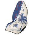 thumbnail image 1 of KUIFORTI Patriotic Palm Print Waterproof Towel Car Seat Cover , Washable Non-Slip Post-Gym and Swimming Seat Protector, Compatible with Cars, SUVs, and Trucks, 1 of 7