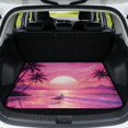 thumbnail image 1 of KUIFORTI Pink Coconut Tree Trunk Liners for Cars 29" x 39" Polyester Anti-Scratch Cargo Mat Rear Trunk Line Durable Easy to Clean Interior Accessories for Daily Travel, 1 of 7