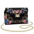 thumbnail image 1 of KUIFORTI Pink Rose Women's Crossbody Bag Easy to Carry Lightweight Medium Shoulder Handbags Leather Soft Purse Shoulder Bags with Chain Strap for Work Shopping, 1 of 7