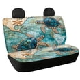 thumbnail image 1 of KUIFORTI Retro Car Back Seat Covers Non Slip Rear Bench Seats Protectors Machine Washable, Map Turtle Car Interior Accessories Universal Fit for Most Vehicles, 1 of 4