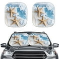thumbnail image 1 of KUIFORTI Starfish Tropical Beach Car Windshield Sun Shade Block UV Rays Sun Visor Protector Windshield Cover Keep Vehicle Cool & Damage Free, Easy to Use, 1 of 5