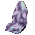 thumbnail image 1 of KUIFORTI Tie Dye Towel Seat Covers for Cars SUV Trucks,Washable Car Seat Protector from Sweat,Food,Dirt After Gym Swimming,Waterproof Car Seat Protector Cover,Purple, 1 of 6