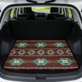 thumbnail image 1 of KUIFORTI Tribal Aztec Car Trunk Liner 29" x 39" All Weather Trunk Protection Cargo Liner Fits Most Cars, SUVs & Trucks Durable Cargo Mat Rear Trunk Line, 1 of 7