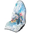 thumbnail image 1 of KUIFORTI Turtle Flower Car Seat Cover Protector Front Seats for Cars, Trucks, SUVs Soft Car Sport Towel Seat Cushion Waterproof for Gym Workout Beach Hiking, 1 of 7