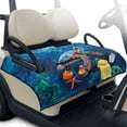 thumbnail image 1 of KUIFORTI Turtle Golf Cart Seat Covers Easy Installation Golf Cart Seat Towel Blanket with 4 Front Pockets Soft Easy to Clean Fits for Club Car and More 2 Person Seats Golf Carts, 1 of 7