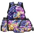 thumbnail image 1 of KUIFORTI Turtre Blue 4PCS Girls Backpack Set, Lightweight School Bag with Lunch Box Pencil Pouch Water Bottle Sleeve for Elementary Middle School Kids Back to School Supplies, 1 of 7