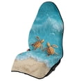 thumbnail image 1 of KUIFORTI Water-Resistant Car Seat Cover Towel - Washable Sweat Protector for Gym, Workout Use, Sea Turtle Print, Universal Fit for Cars, SUVs and Trucks, 1 of 7