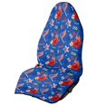 thumbnail image 1 of KUIFORTI Waterproof Car Seat Cover Towel, 250th USA Patriotic Print Front Seat Protector, Sweat Protection for Gym Running Beach, Universal Fit for Cars SUVs Trucks, Easy Install, 1 of 7