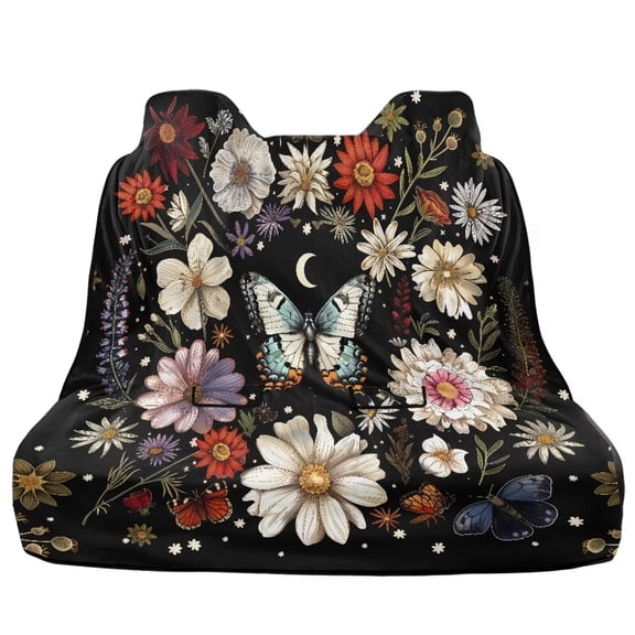 KUIFORTI Windshield Sunshade Foldable Car Visor, Easy to Install Windshield Protector Covers for Jeep Wrangler JK JKU JL JLU1997-2025, Palm Tree Purple