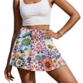 thumbnail image 1 of KUIFORTIPurple Flower Women Tennis Golf Skirt with Pockets Soft Lightweight High Waisted Athletic Skorts Skirts Comfortable Casual Summer Clothes for Workout Pickleball Running, 1 of 7