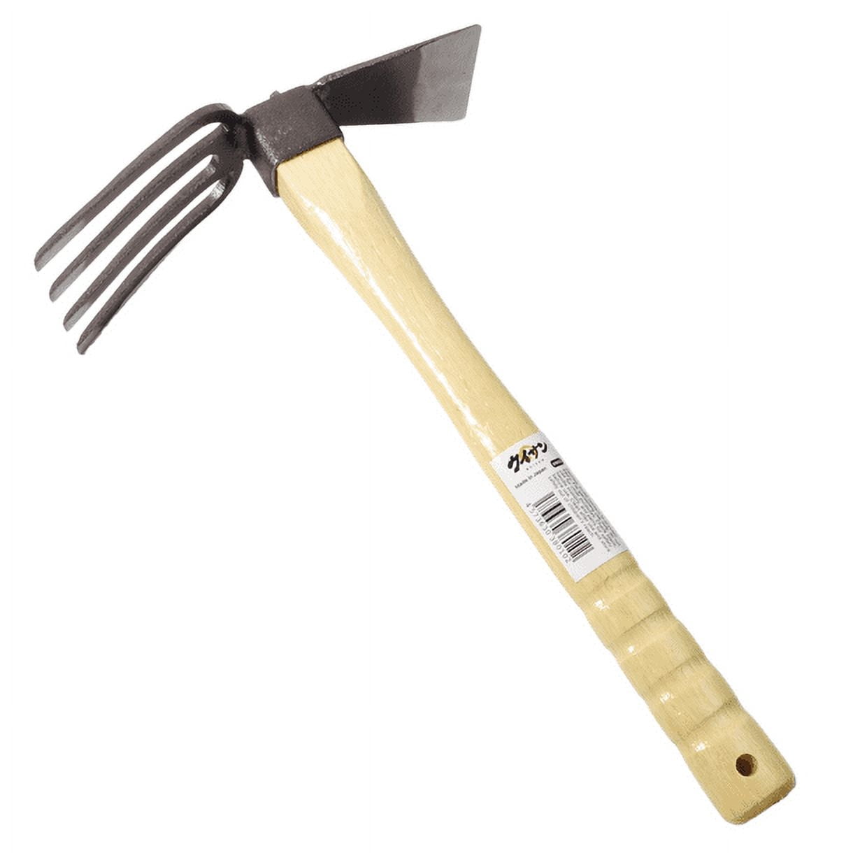 KUISUN Japanese Dual Sided Garden Cultivator – Handcrafted Garden Hoe & Tiller, Sturdy & Handy