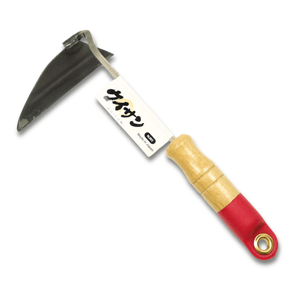 KUISUN Japanese Weeding Sickle Nejiri Gama - 11 inch Compact & Sharp Hand Hoe for Effortless Weed Removal in Gardening