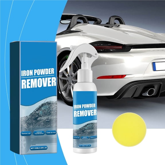KUKIDSVO 100ml Multi-Purpose Car Rust Removal Spray with Round Sponge for Auto Maintenance, 1 Pack, Style A