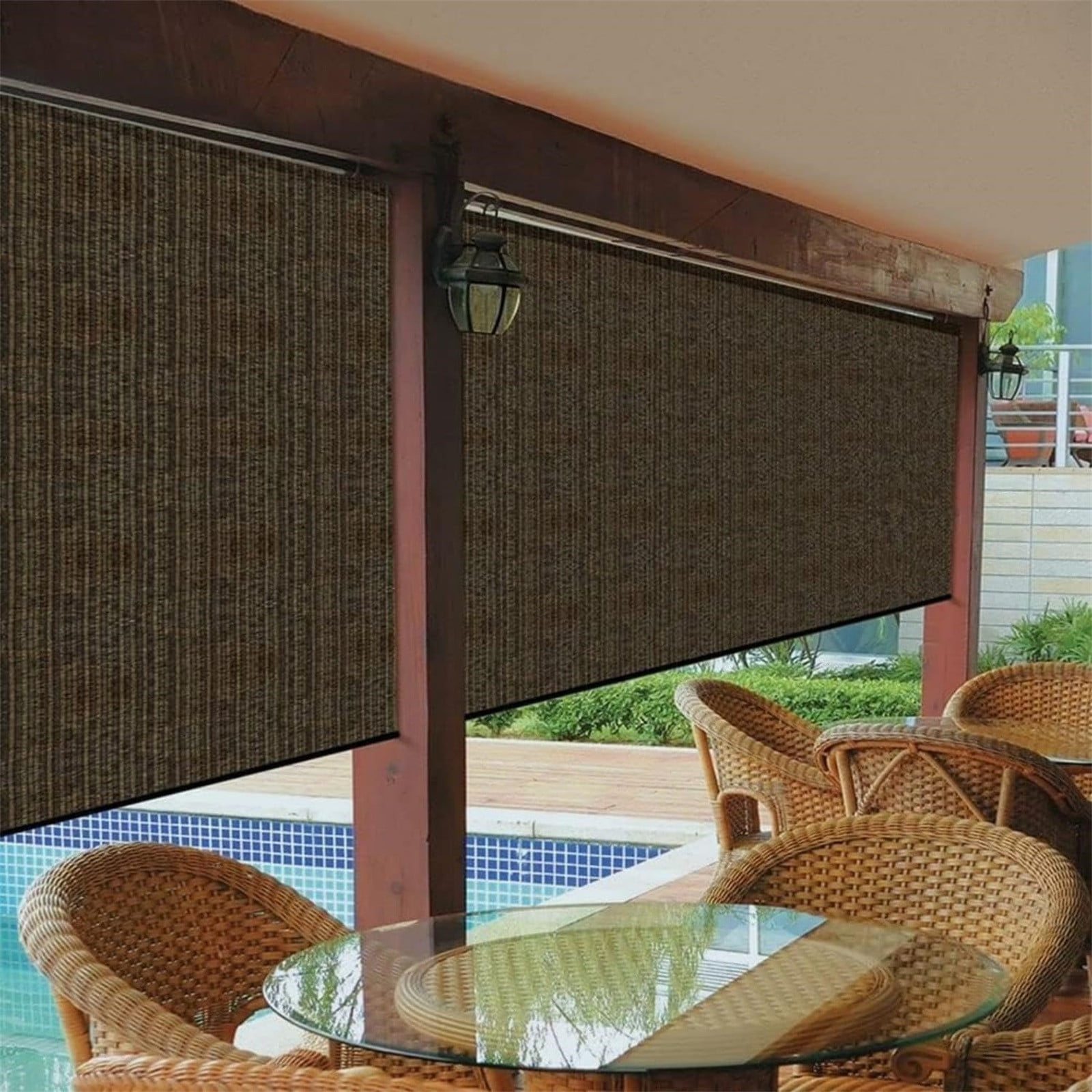 KUKIDSVO 90% Sun Block Shade Cloth 200GSM PE Fabric with Grommets for Garden Patio Pergola Outdoor Sunshade Cover, 10ftx10ft