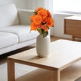 thumbnail image 1 of KUKIDSVO Artificial Sunflower, Fake Floral for Home Wedding Table Decor, Orange, 1 of 6