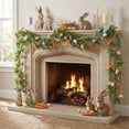 thumbnail image 1 of KUKIDSVO Easter Egg Vine Garland, 68.90 inches Carrot Leaf Artificial Wreath for Indoor & Outdoor Door Decor, 1 of 9