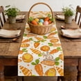 thumbnail image 1 of KUKIDSVO Easter Table Runner, 12.99x47.27 Inches Linen Bunny & Egg Printed Spring Table Runner for Home Decoration, Style D, 1 of 6